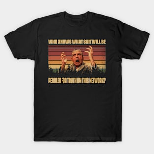 Be the Mad Prophet NETWORKs-Inspired Tees, Howard Beale's Fury Tailored for Your Rebellion T-Shirt